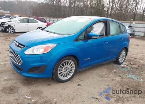 2013 Ford C-Max Hybrid Se из США, поврежденный, VIN 1FADP5AU0DL502495